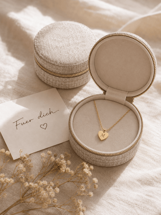 Kette mit Gravur als persönliches Geschenk in heller Mizodia Geschenkbox