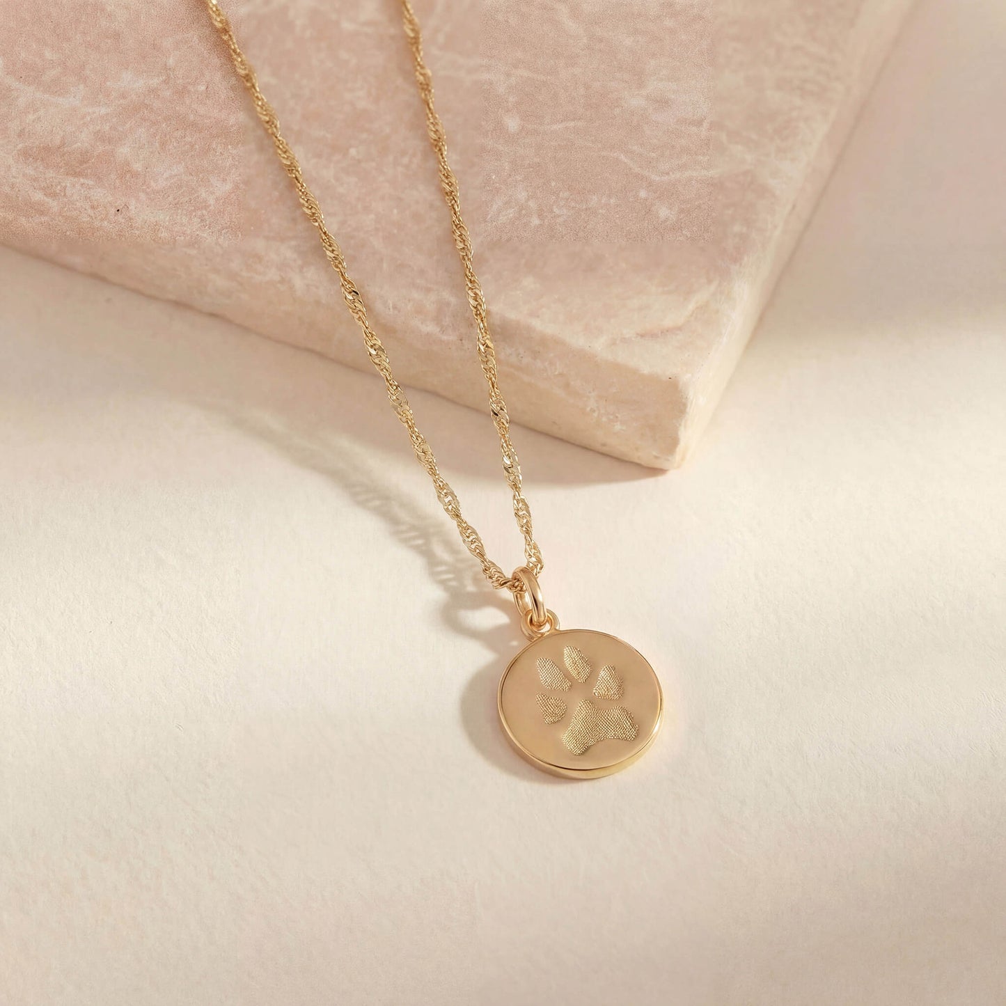 Charm Impronta Zampa in Oro Autentico (333 / 585)