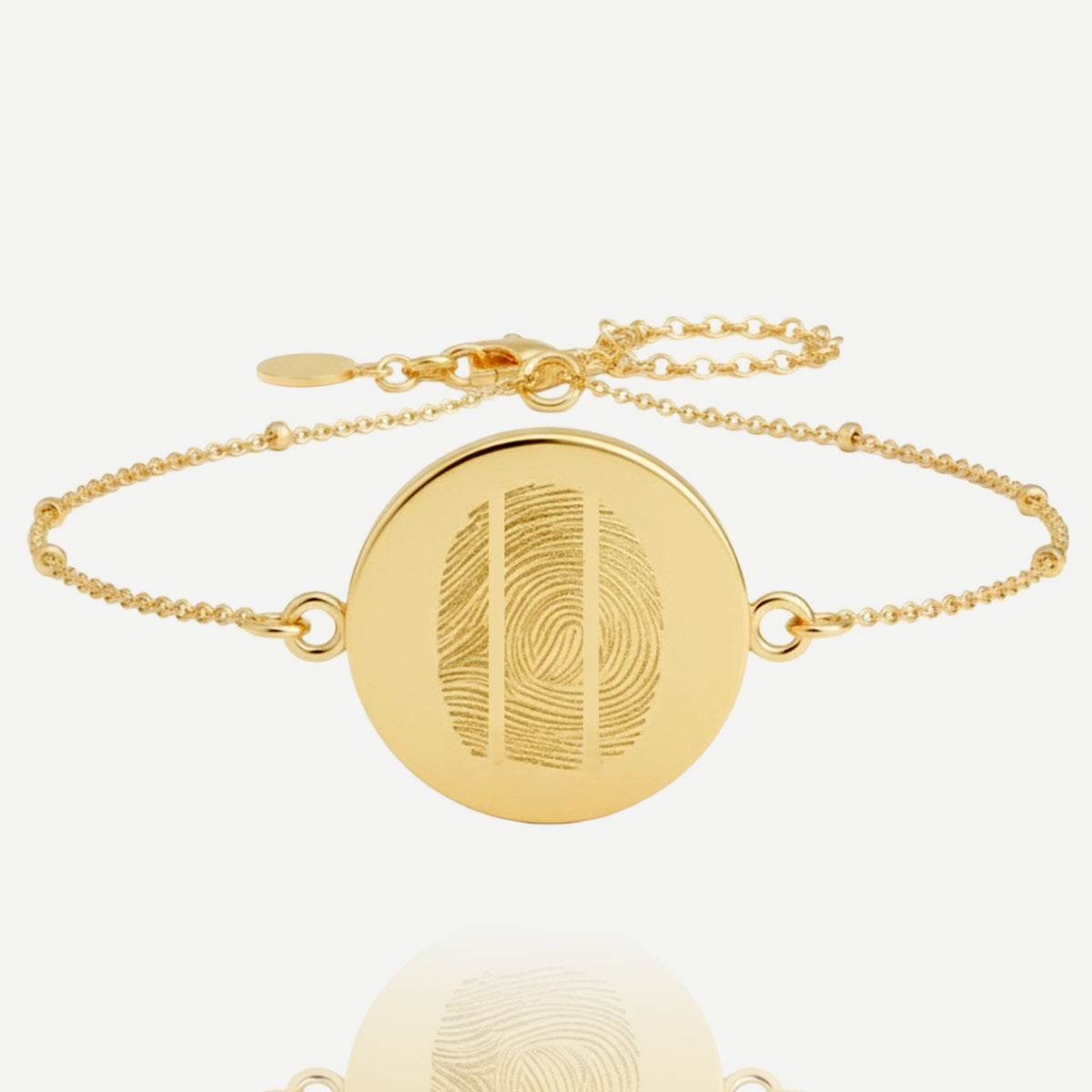 Three print fingerprint bracelet