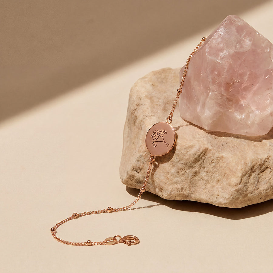 color:rosegold:kette:anker-kugelkette