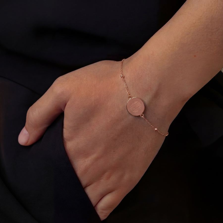 color:rosegold:kette:anker-kugelkette