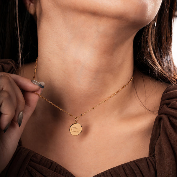 Portraitgravur Kette
