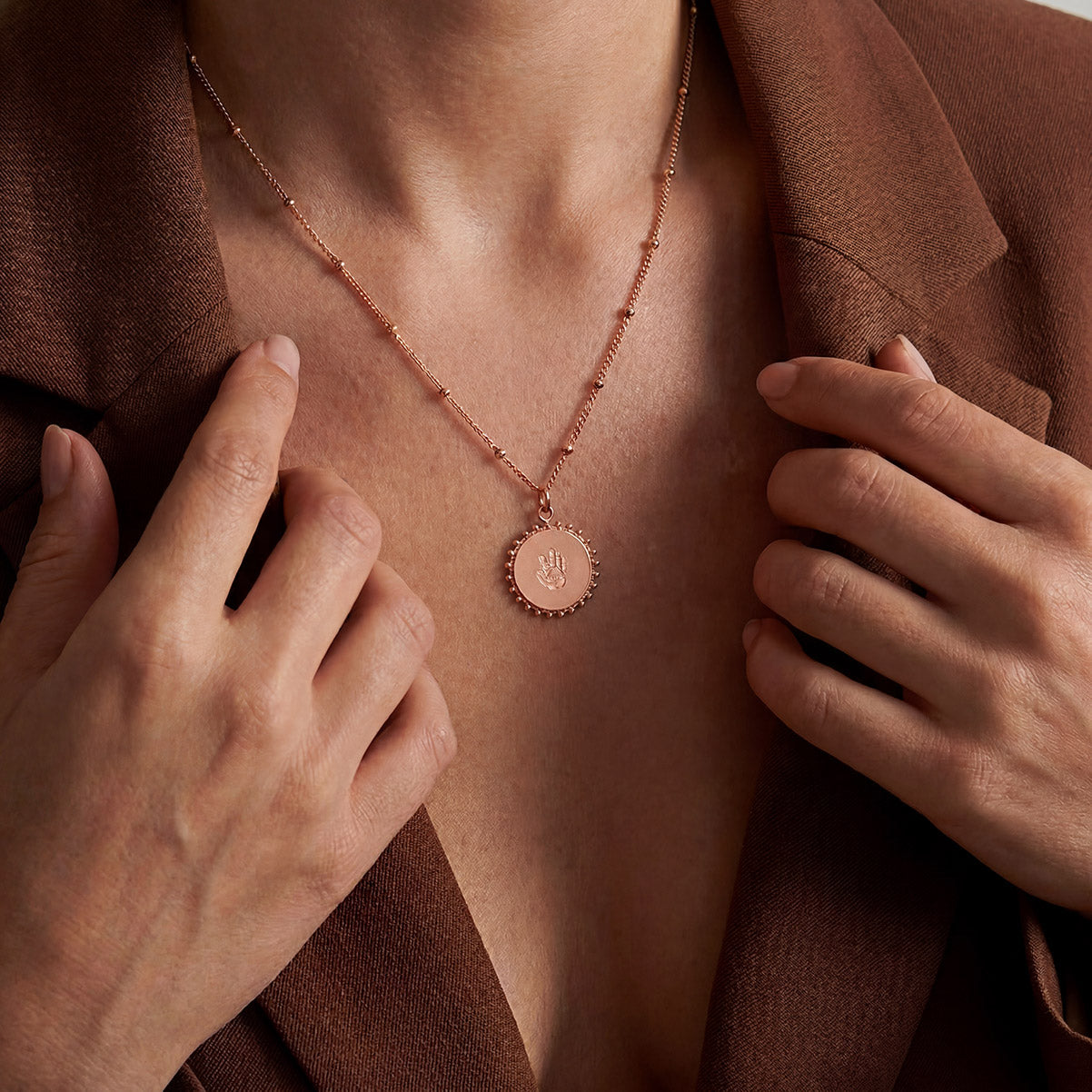 color:rosegold:kette:anker-kugelkette