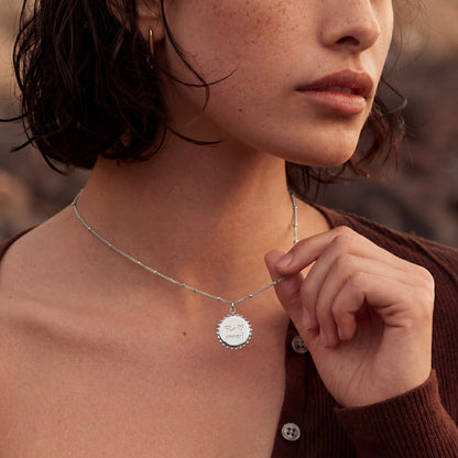 Eigen handschrift/tekening Wavy ketting