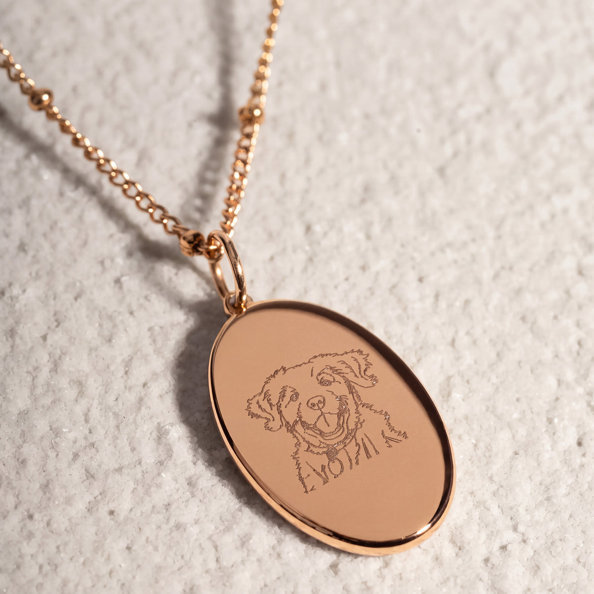 color:rosegold:kette:anker-kugelkette