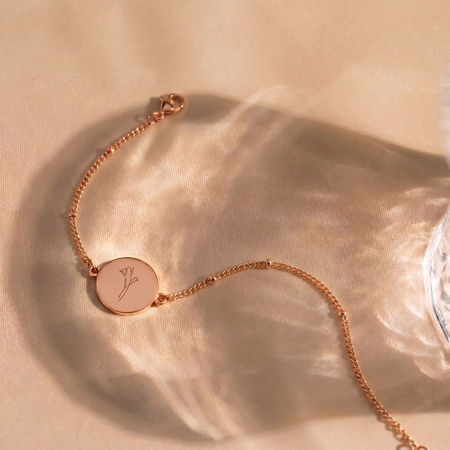 color:rosegold:kette:anker-kugelkette
