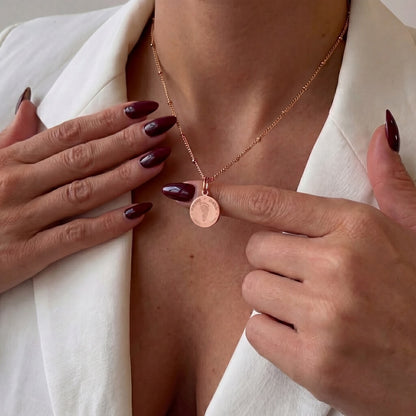 color:rosegold:kette:anker-kugelkette