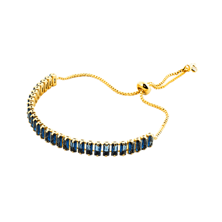 Aurea armband with sapphire blue stones