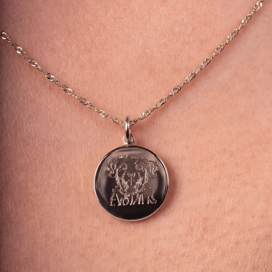 Karat: 333 WG:kette:singapurkette,Karat: 585 WG