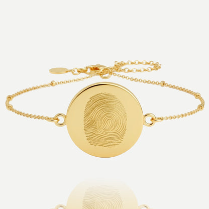 Muster: Gravurarmband mit Fingerabdruck