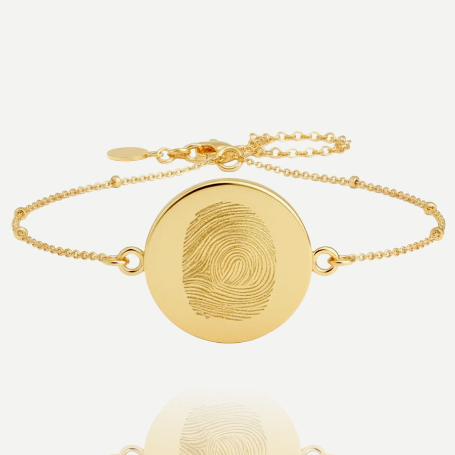 Muster: Gravurarmband mit Fingerabdruck