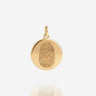 Fingerprint Charm Solid Gold