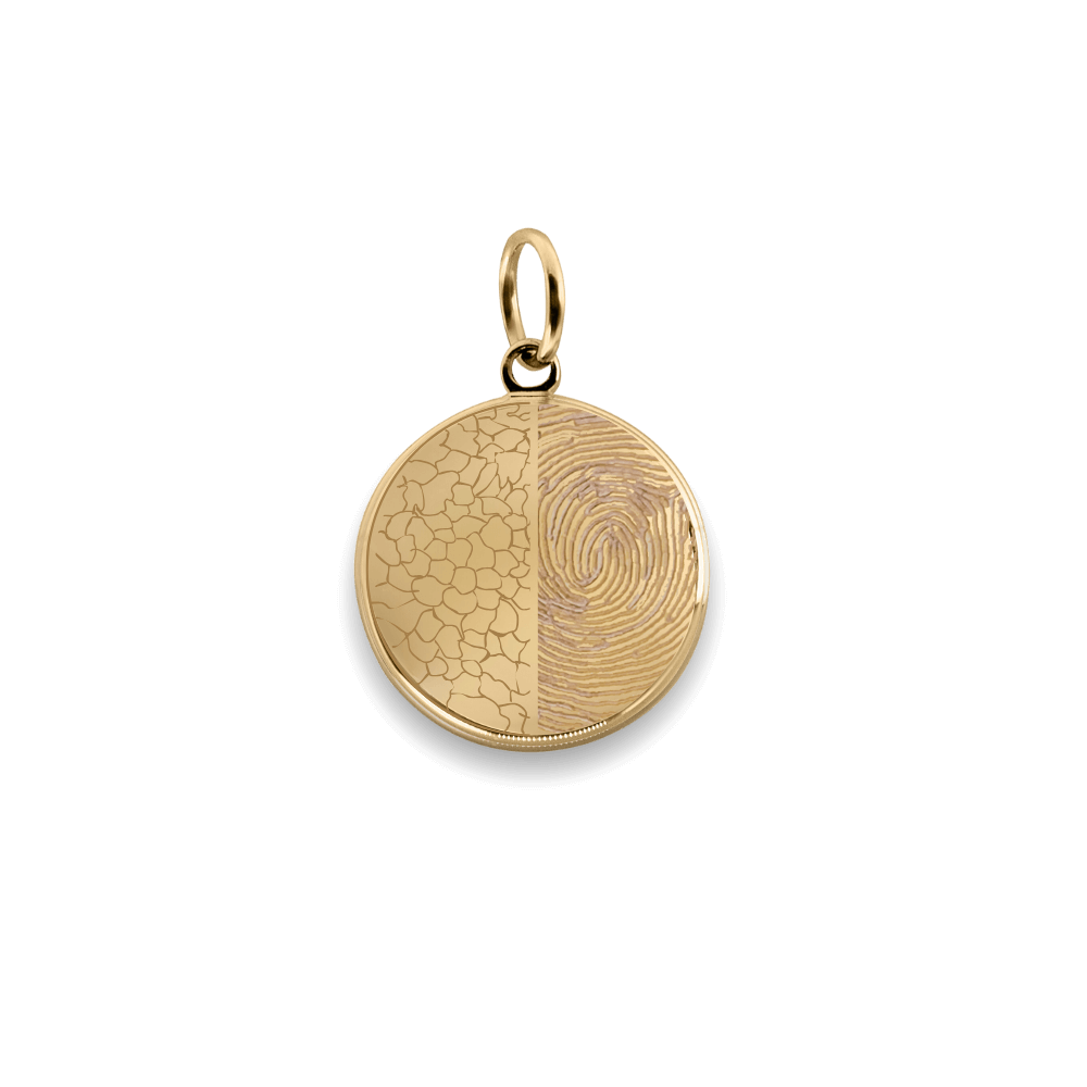 Finger & Nasenabdruck Charm Echtgold