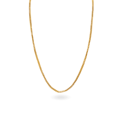 Venetiaanse ketting 45 cm – 1,0 mm – Echt goud