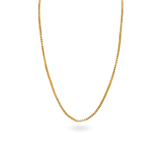 Venezianerkette 45 cm – 1,0 mm – Echtgold