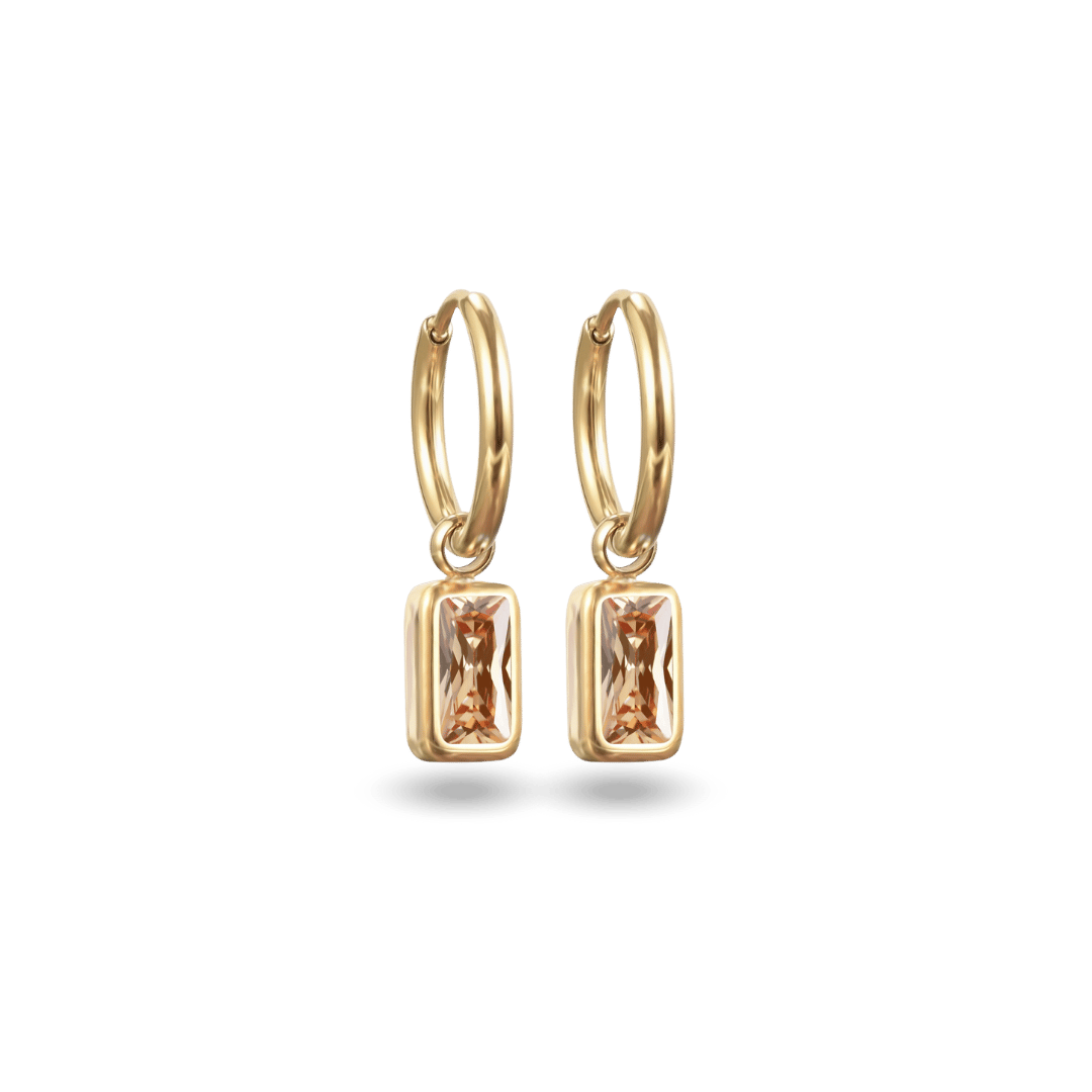 November Birthstone Hoops