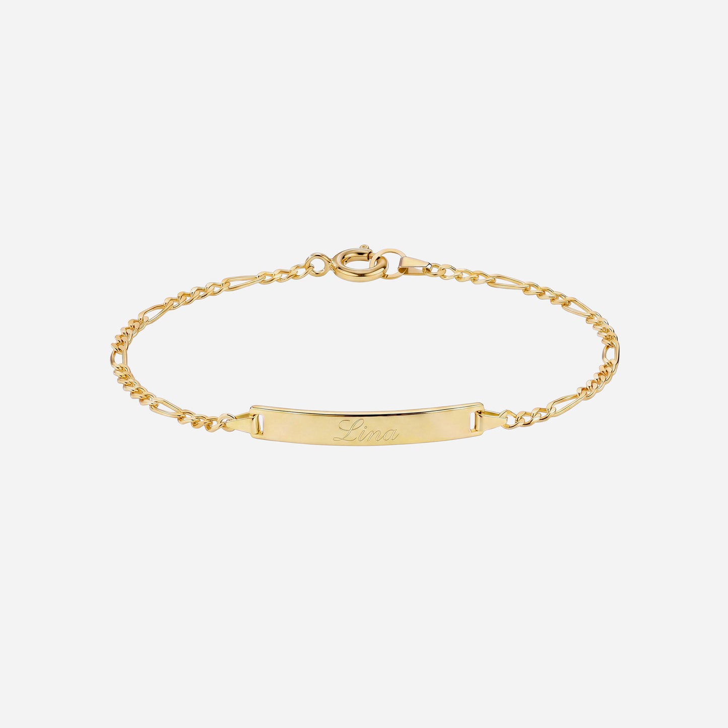 Personalisiertes Armband mit Gravur aus Echtgold