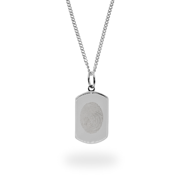 Bold-Charm Kette mit ovalem Fingerabdruck