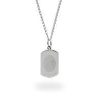 Bold-Charm Kette mit ovalem Fingerabdruck