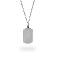 Bold-Charm Kette mit vollflächigem Fingerabdruck