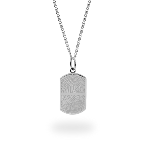 Bold-Charm Kette mit zwei Fingerabdrücken