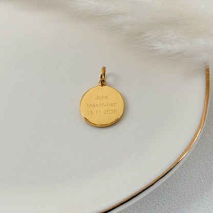 Finger & Nasenabdruck Charm Echtgold