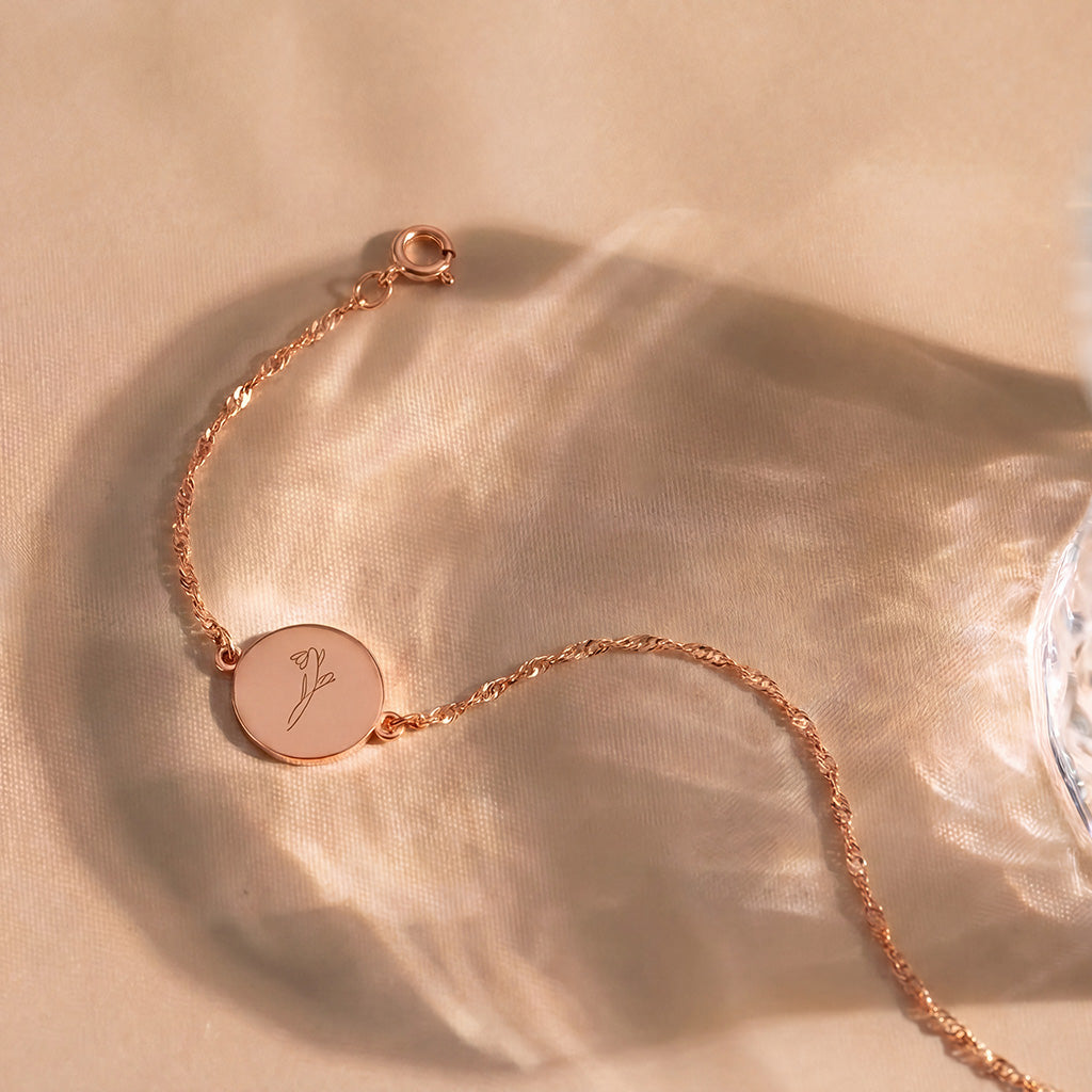 color:rosegold:kette:singapurkette