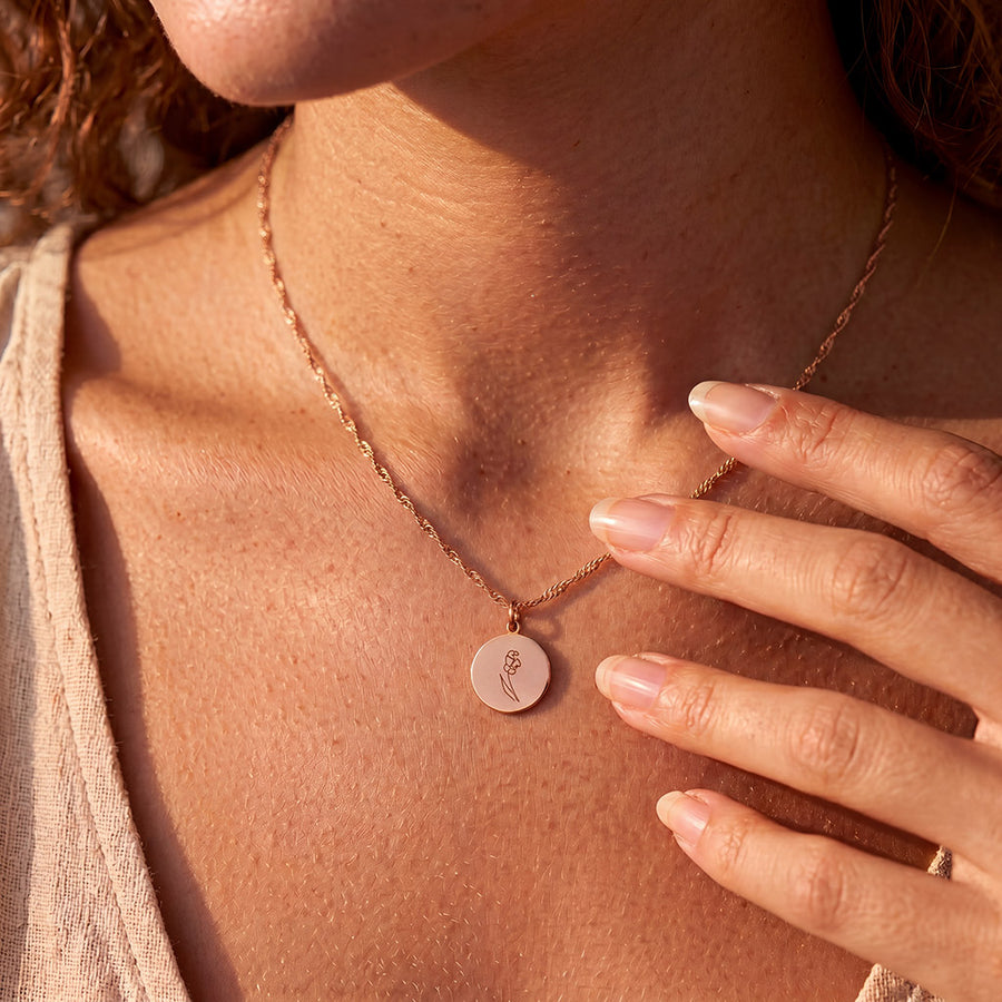 color:rosegold:kette:singapurkette