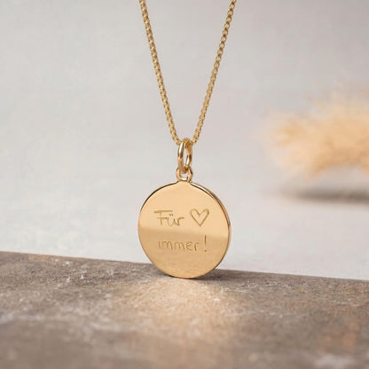 Charm Scrittura/Disegno in Oro Autentico (333 / 585)