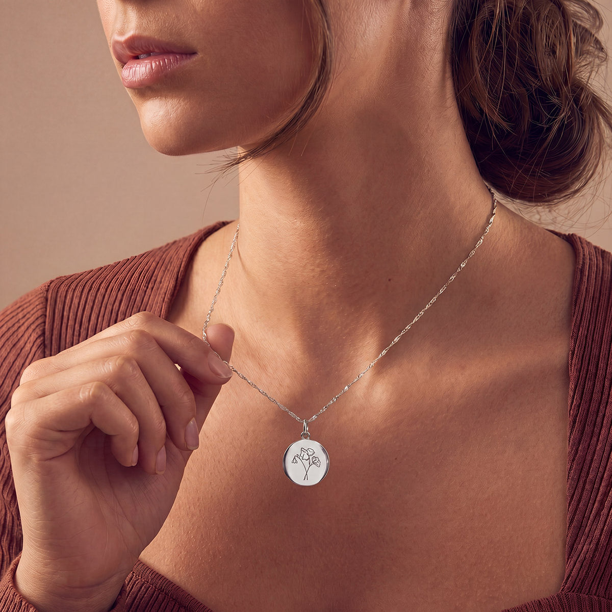 Karat: 333 WG:kette:singapurkette,Karat: 585 WG