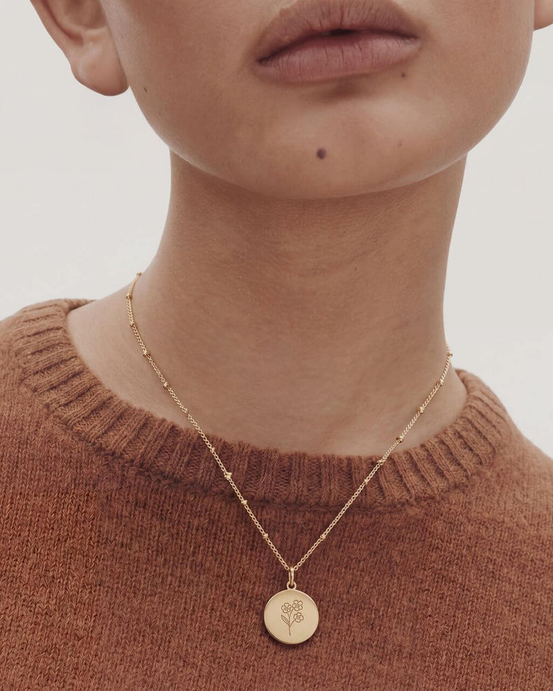 Geburtsblumen Schmuck