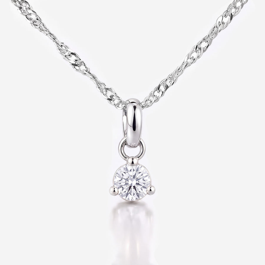 Karat: 333 WG:kette:singapurkette,Karat: 585 WG