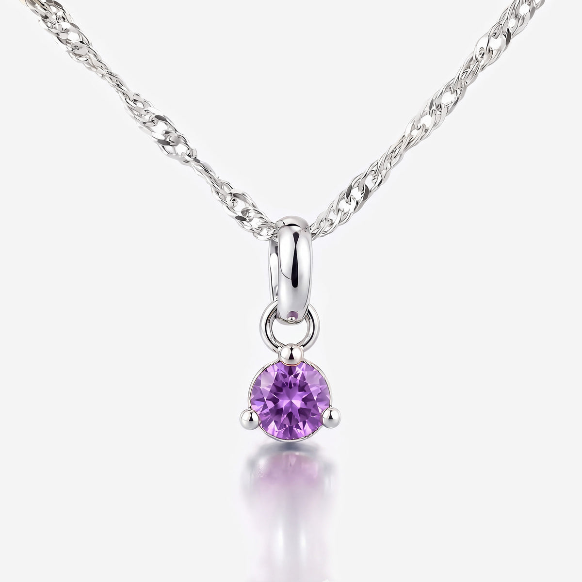 Karat: 333 WG:kette:singapurkette,Karat: 585 WG