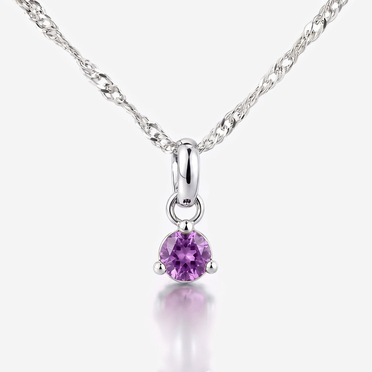 Karat: 333 WG:kette:singapurkette,Karat: 585 WG