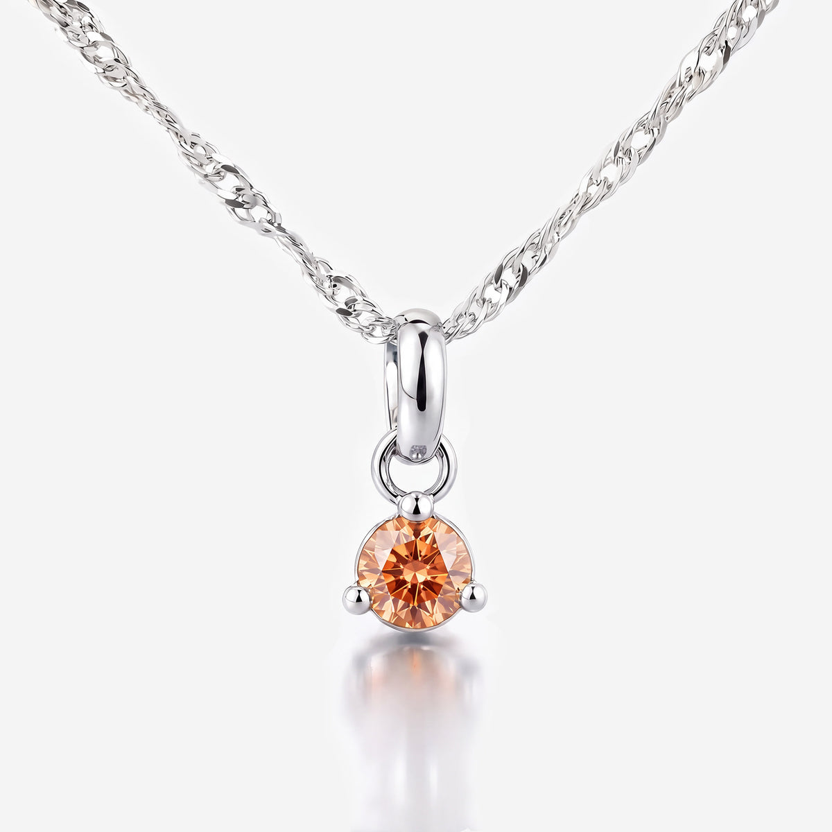 Karat: 333 WG:kette:singapurkette,Karat: 585 WG