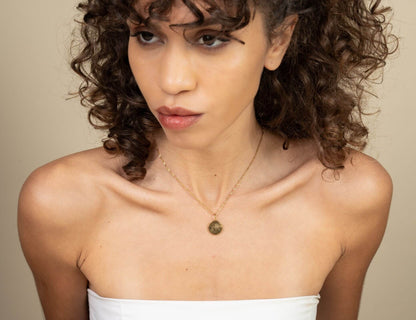 Fingerprint Charm Real Gold