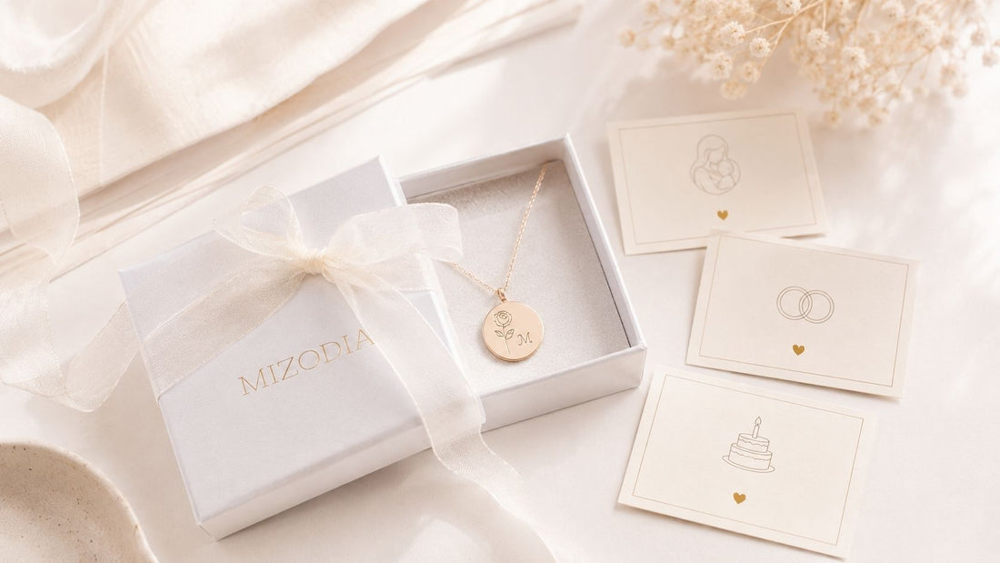 Gravurideen für Schmuck als Geschenk zu Muttertag Jahrestag oder Geburtstag