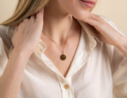 Eigene Handschrift/ Zeichnung Charm Echtgold