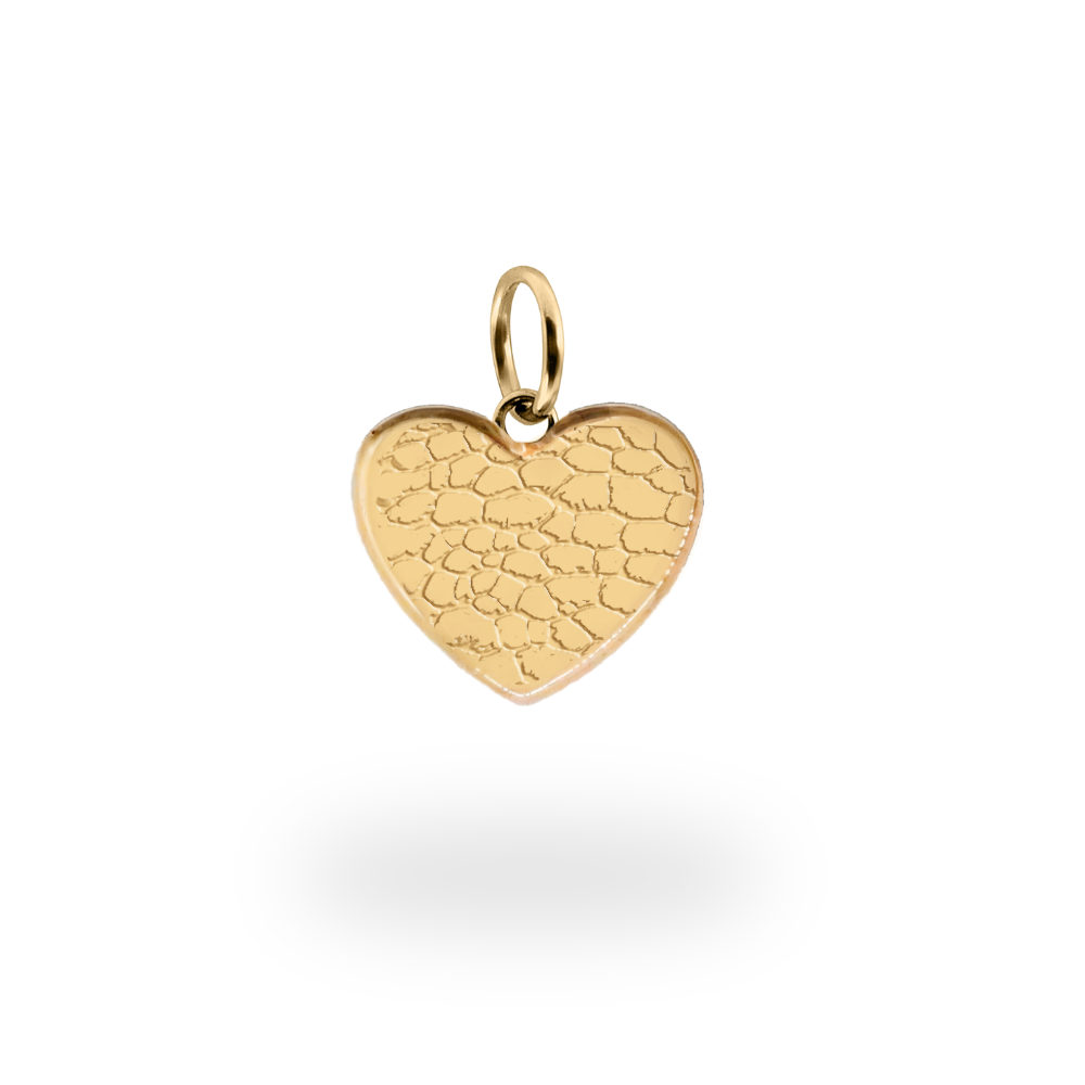 Heart Shaped Nose Print Charm