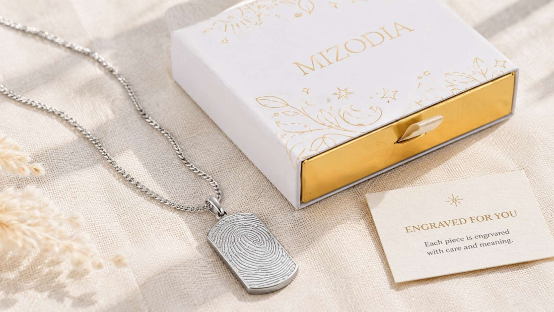 Hochwertiger Schmuck für Männer mit Gravur als persönliches Geschenk