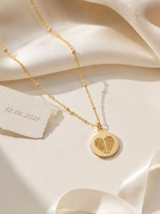 Jahrestag Geschenk Schmuck in Mizodia Geschenkbox mit persönlicher Karte