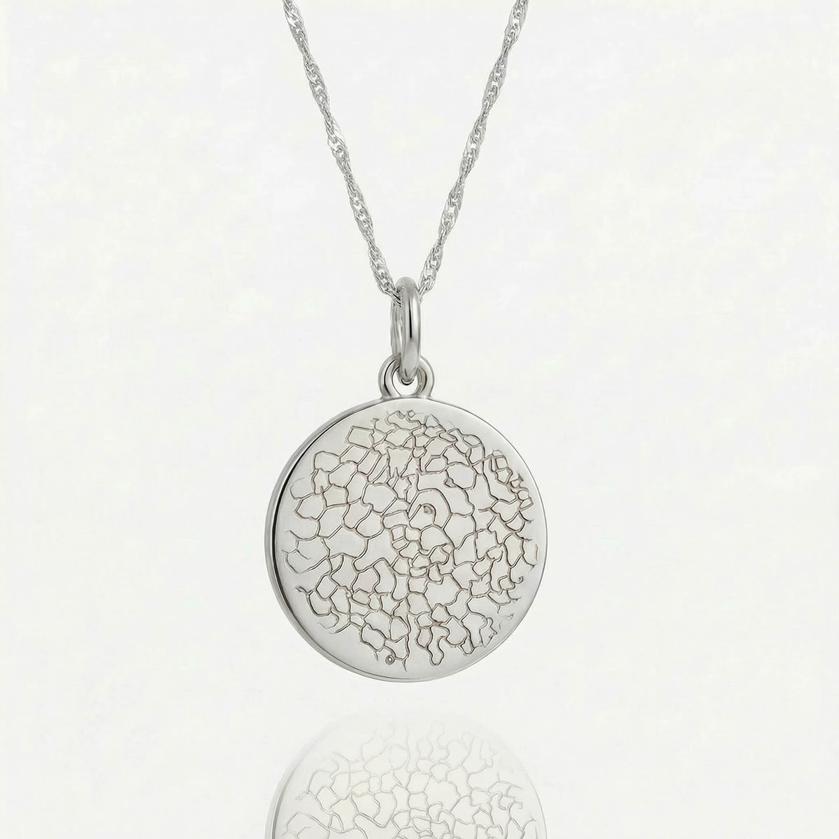 Karat: 333 WG:kette:singapurkette,Karat: 585 WG