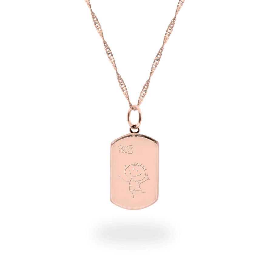 color:rosegold:kette:singapurkette