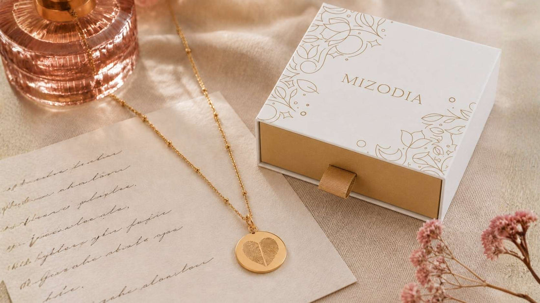 Personalisierter Valentinstag Schmuck mit handgeschriebener Liebesbotschaft